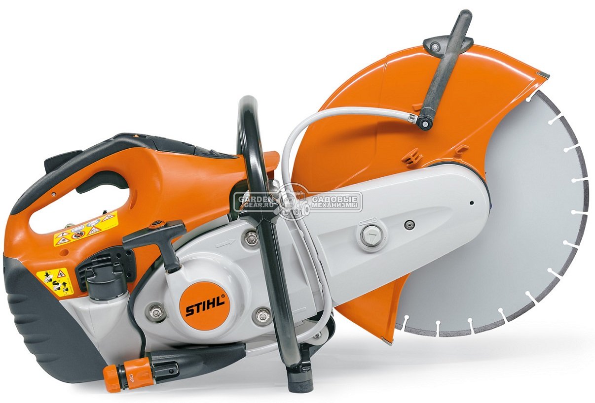 Бензорез Stihl TS 420 (GER, 66,7 куб.см., 3,2 кВт/4,4 л.с., диаметр круга 350 мм., глубина реза 125 мм., 9,6 кг.)