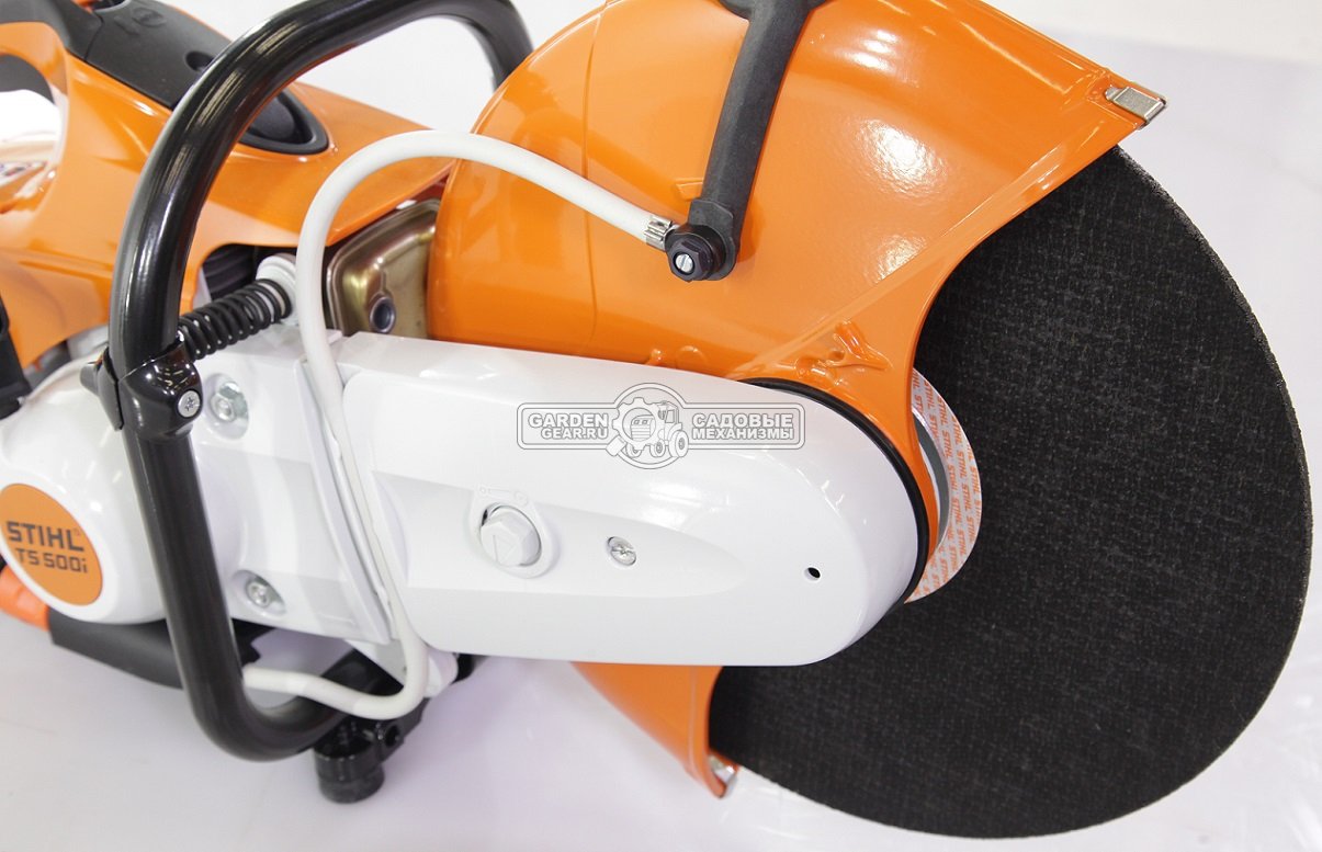 Бензорез Stihl TS 500i (GER, 72,2 куб.см., 3,9 кВт/5,3 л.с., диаметр круга 350 мм., глубина реза 125 мм., инжекторный впрыск, ElastoStart, 10,2 кг.)