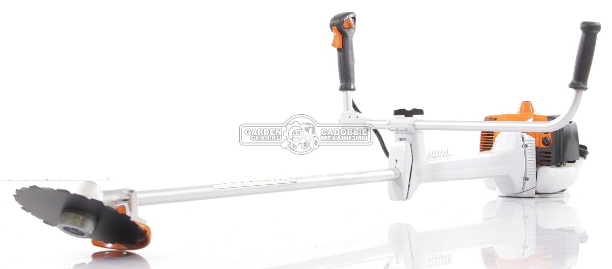 Бензиновый кусторез Stihl FS 450 K (GER, 44,3 куб.см., 2,1 кВт/2,9 л.с., ElastoStart, длина 164 см., диск 24 зуба KSB MZ 225-24, леска опция, 8,1 кг.)