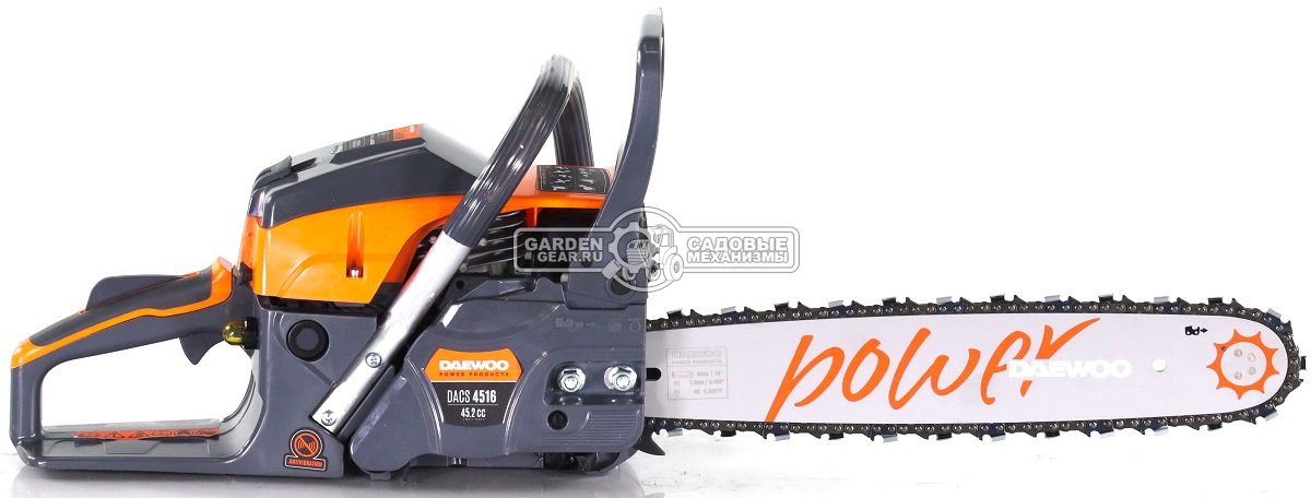 Бензопила Daewoo DACS 4516 16&quot; с сумкой (PRC, 45.2 куб.см., 2.3 кВт/3.1 л.с., 0.325&quot;-1.5-66E, 6.6 кг)