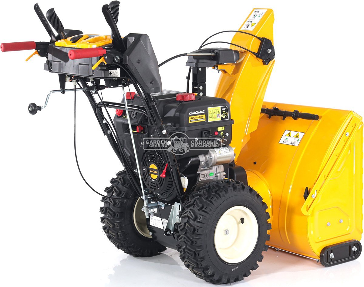 Снегоуборщик Cub Cadet XS3 76 SWE трехступенчатый (USA, 76 см., ThorX, 420 куб.см., эл/стартер 220В, разблокировка колёс, LED фара, 120 кг.)