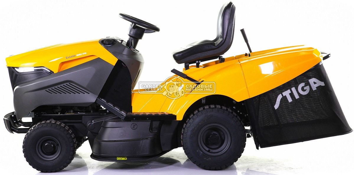 Садовый трактор Stiga Estate 5092 HW (ITA, Stiga ST600 V-Twin, 586 куб., гидростатика, травосборник 290 л., ширина кошения 92 см, NJ 92/102, 213 кг.)