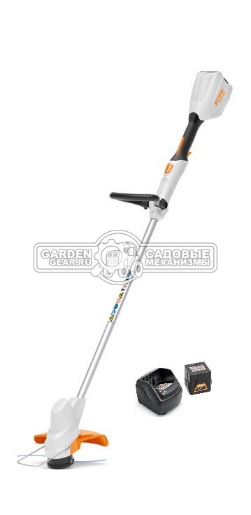 Аккумуляторная мотокоса Stihl FSA 56 SET с АКБ АК10 + ЗУ AL101 (AUT, Compact 36В, AutoCut C 2-2, леска 1,6 мм., 3,3 кг.)