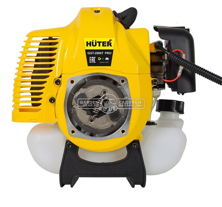 Бензокоса Huter GGT-2900T Pro (PRC, 51.7 см3, 2.9 кВт/3.9 л.с., диск 40T + леска 2.4 мм, Т рукоятка, неразъёмный вал, антивибрационная сист., 8.5 кг)