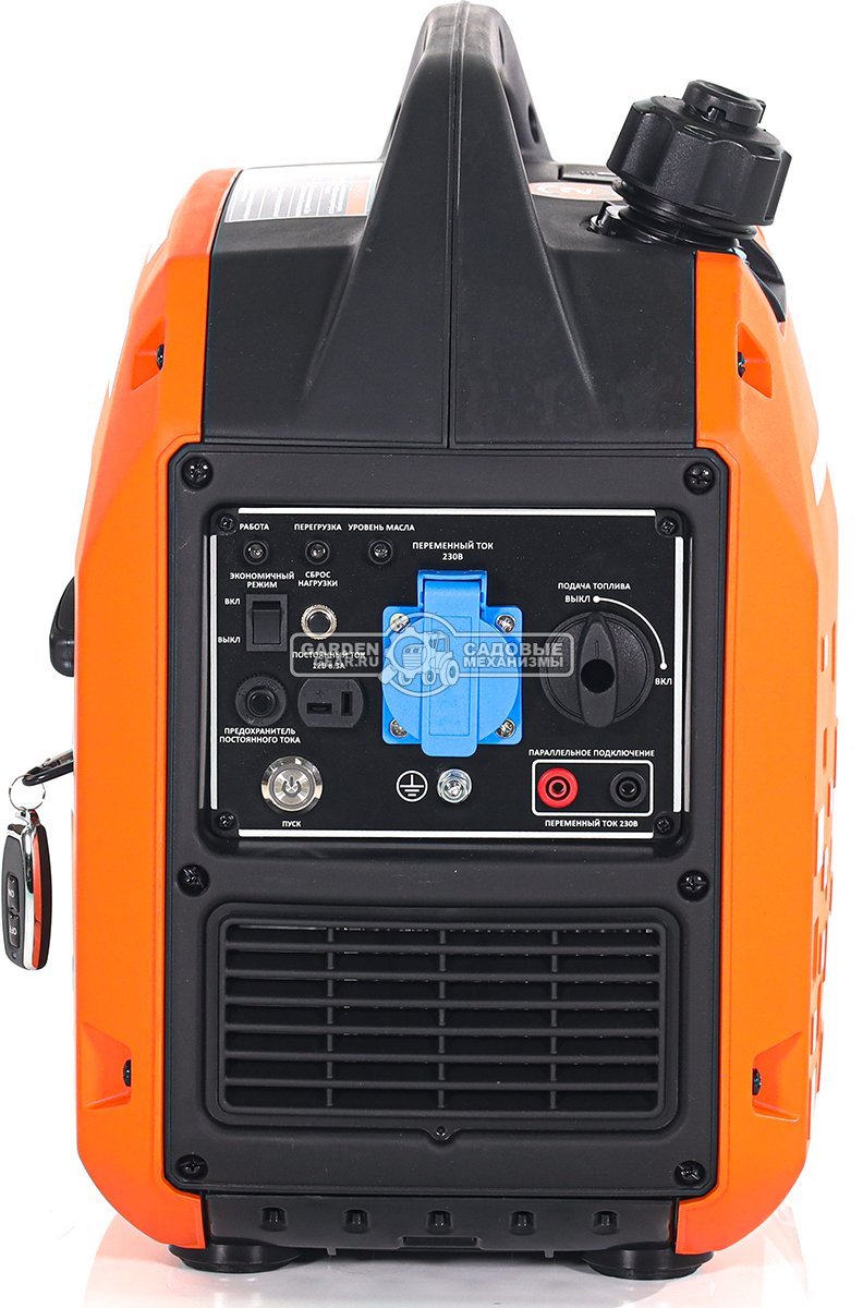Бензиновый генератор инверторный Zongshen BQH 2200 E с электрозапуском (PRC, 79 см3, 2.0/1.9 кВт, 4 л, 19 кг)