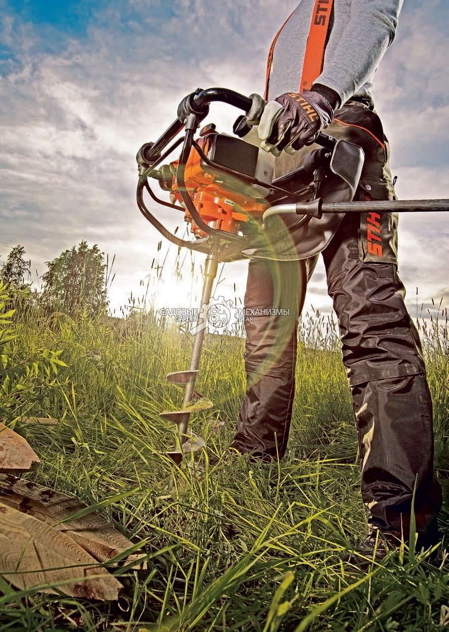 Бензобур Stihl BT 121 (30,8 см3, 1,77 л.с., для одного оператора, 9.4 кг)