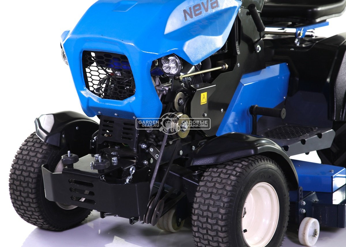 Садовый трактор Нева MT1-ZS (RUS, дека 110 см. - опция, Zongshen GB420SE, 420 см3, механич.трансмиссия, фара, боковой выброс, 395 кг)
