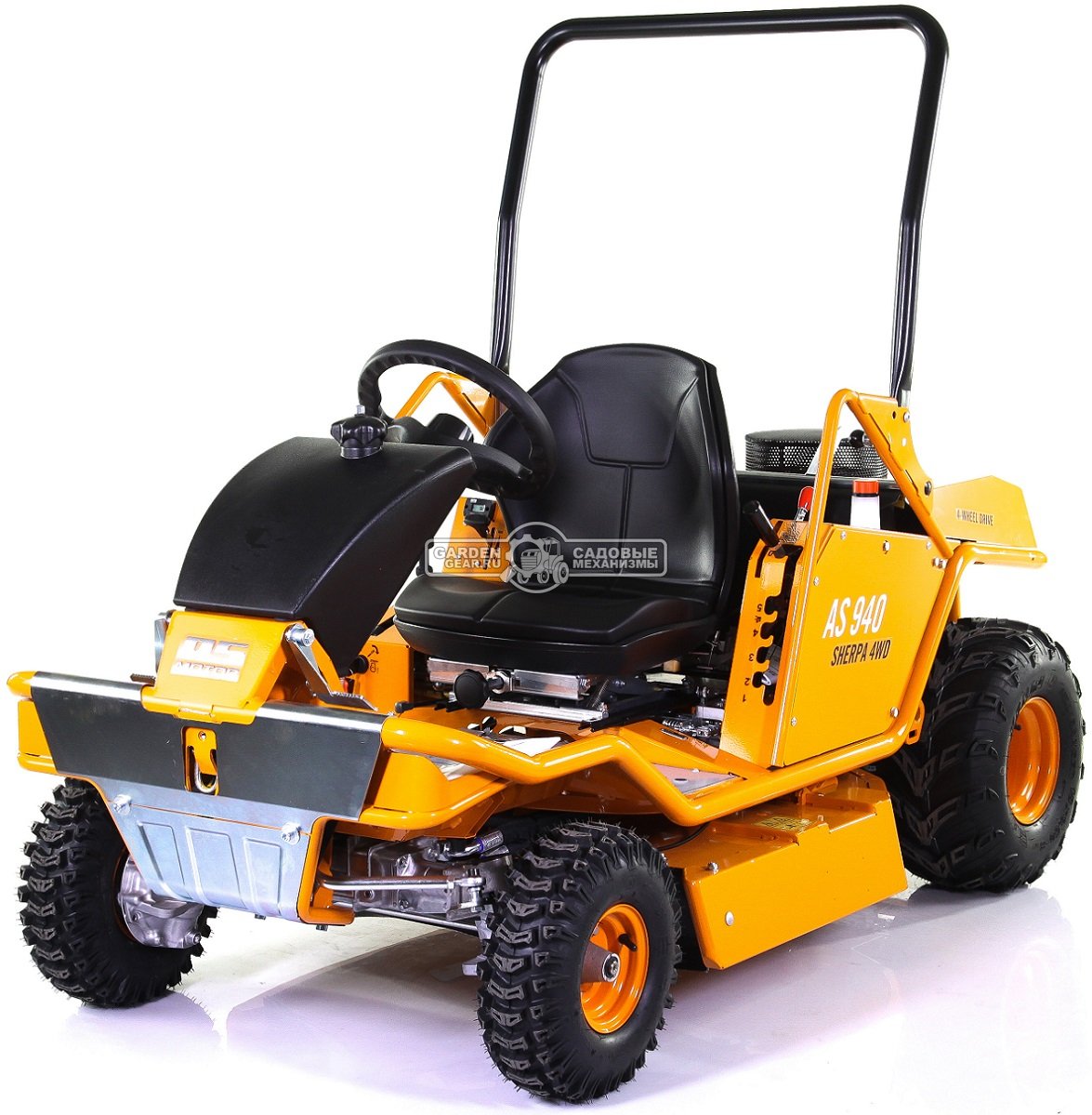 Садовый трактор для высокой травы и работы на склонах AS-Motor 940 Sherpa 4WD (GER, 90 см, B&S Pro, 724 см3, дифференциал, задний выброс, 290 кг)