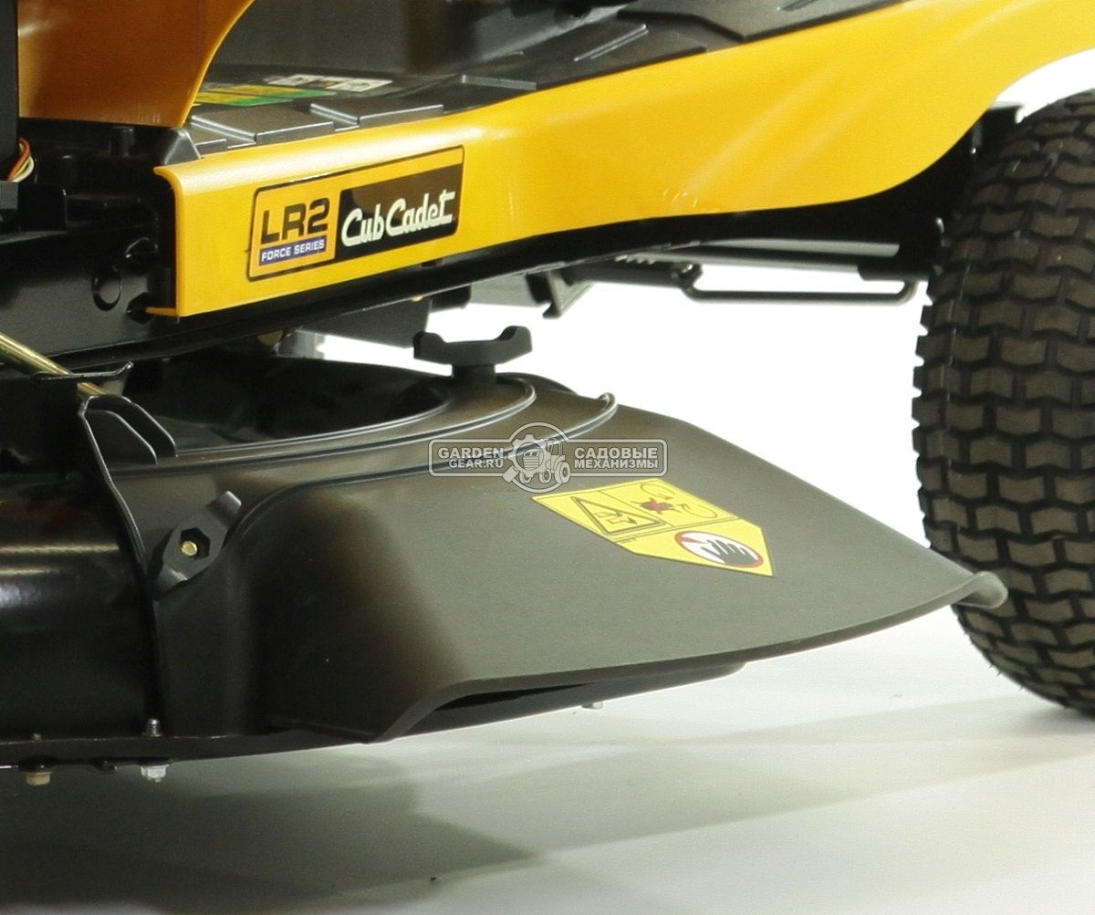 Садовый минирайдер Cub Cadet Minirider LR2 NR76 (USA, Cub Cadet, 420 куб.см., гидростатика, травосборник 200 л., ширина кошения 76 см, 172 кг)