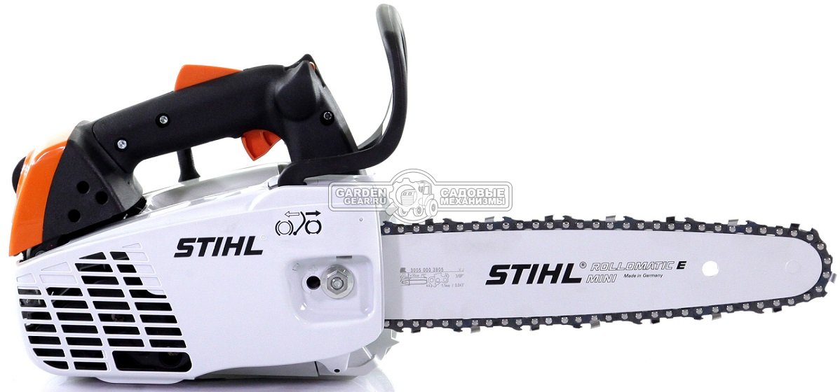 Бензопила сучкорез одноручная Stihl MS 194 T 12&quot; (USA, 31,8 куб.см., 1,4 кВт/1,9 л.с, 2-MIX, 3/8&quot;, 1,1 мм., 44E, 3,3 кг.)