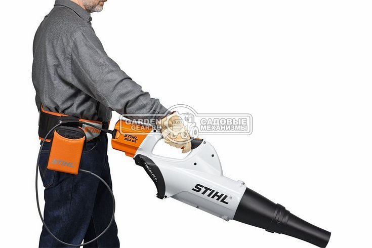 Воздуходувка аккумуляторная Stihl BGA 85 SET c АКБ AP 300 и ЗУ AL 300 (AUT, 36В Pro, макс. расход воздуха 665 м3/ч, скорость 56 м/с., 5,0 кг.)