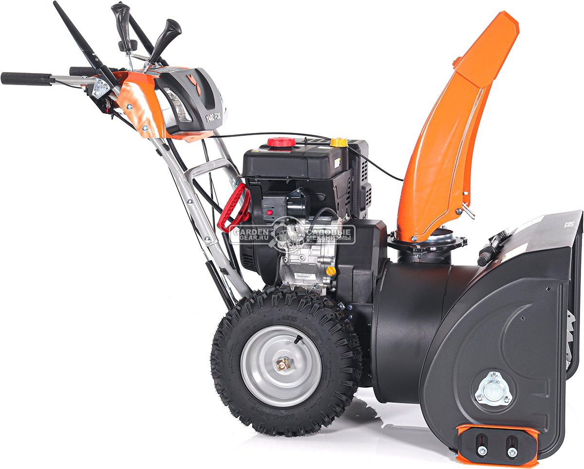 Снегоуборщик Yard Fox 7654E Pro (PRC, 76 см, Loncin, 302 см3, эл/стартер 220В, фара, подогрев рукояток, скорости 6/2, 108 кг)