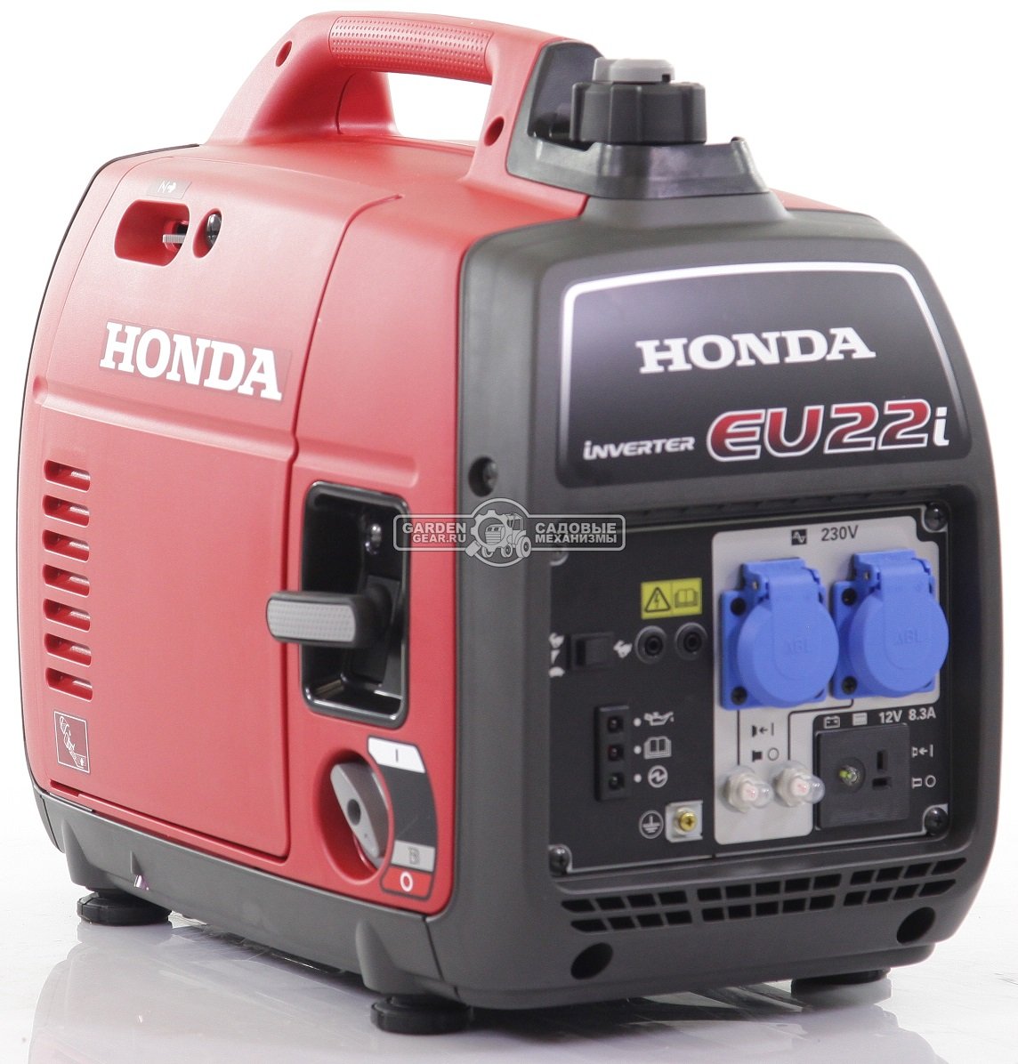 Бензиновый генератор инверторный Honda EU22iT1 RG (THA, Honda GXR120, 98.5 см3, 1.8/2.2 кВт, 3.6 л, 20.7 кг)