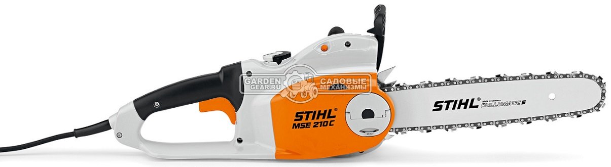 Электропила Stihl MSE 210 C-BQ 16&quot; (GER, 2,1 кВт., рукоятка с мягким покрытием, быстрое натяжение цепи, 3/8&quot;, 1,3 мм., 56E, 4,6 кг.)