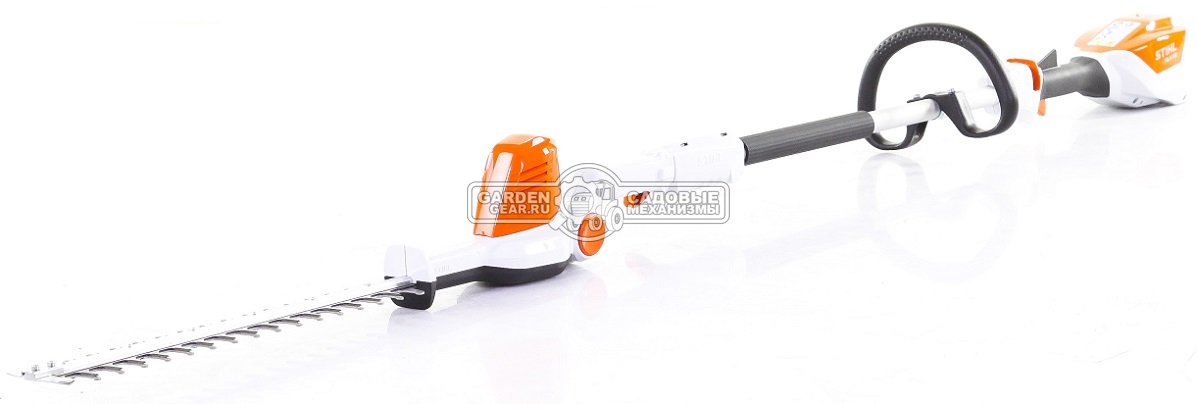 Кусторез аккумуляторный удлиненный Stihl HLA 56 SET c AK20 и AL101 (GER, Compact 36В, 210 см., длина реза 45 см., расстояние между зуб 30 мм, 5 кг.)