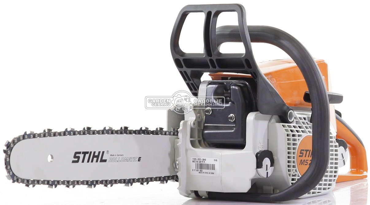 Бензопила Stihl MS 210 14&quot; (PRC, 35,2 куб.см., 1,6 кВт/2,2 л.с., 3/8&quot;, 1,3 мм., 50E, 4,4 кг.)