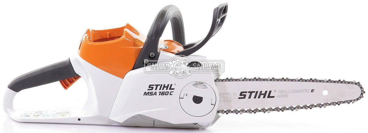 Аккумуляторная цепная пила Stihl MSA 160 C-B 12&quot; без АКБ и ЗУ (AUT, 36В Pro, 1/4&quot;P, 1,1 мм., 64E, 3,1 кг.)