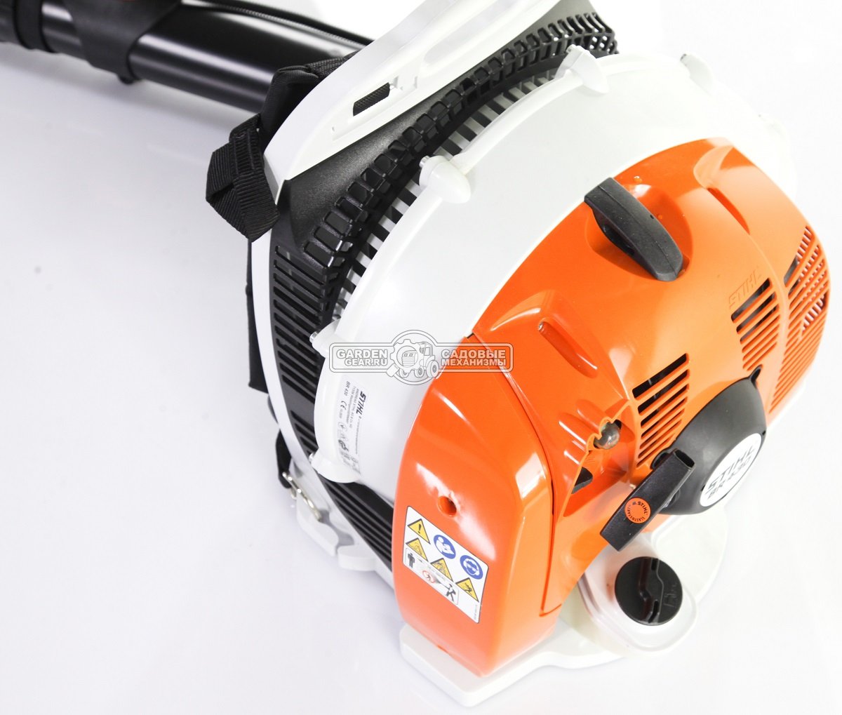 Воздуходувка бензиновая ранцевая Stihl BR 430 (USA, 63,3 куб.см., 2-MIX, 2,9 кВт/3,9 л.с., макс. расход воздуха 850 м3/ч., скорость 98 м/с., 10,3 кг.)