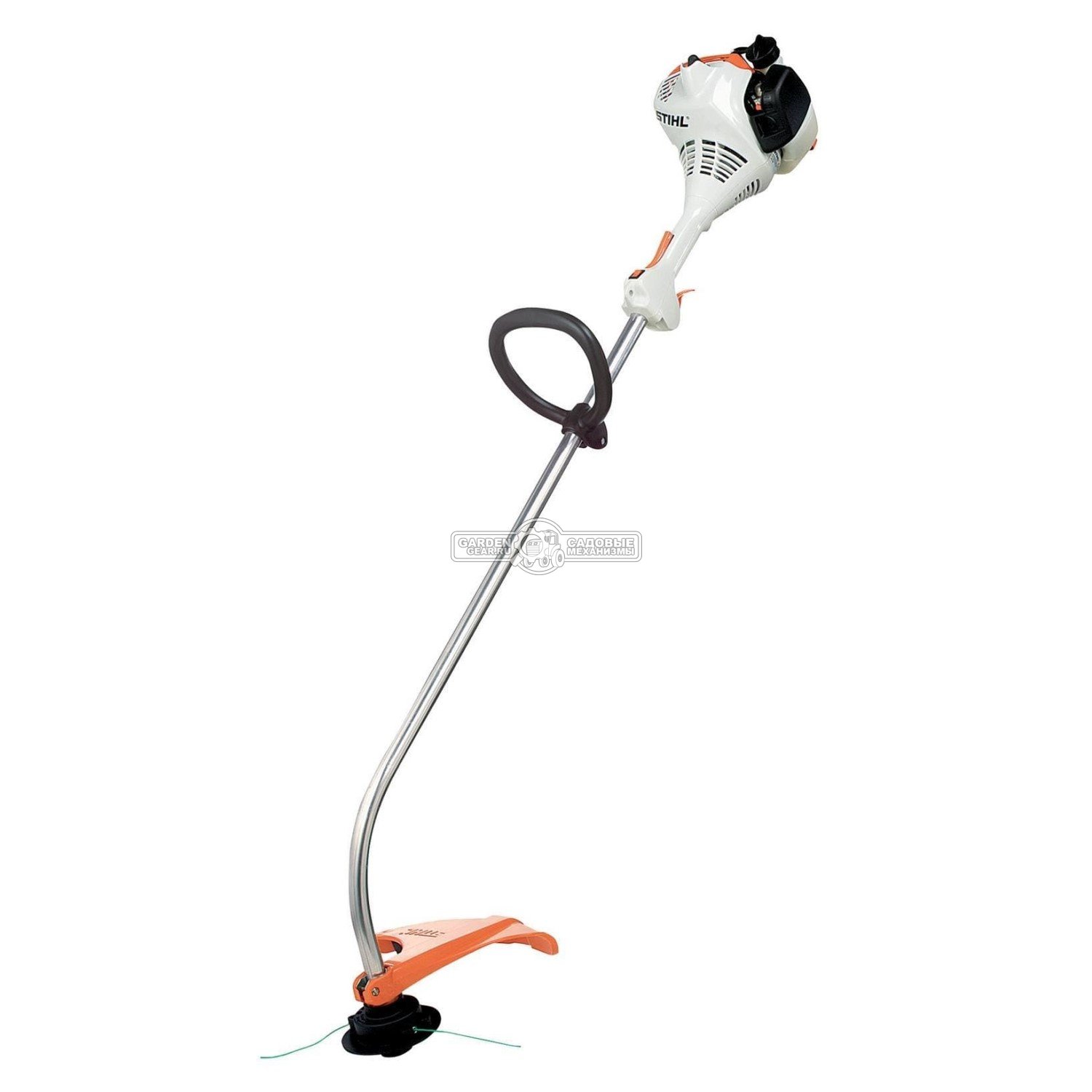 Бензокоса / триммер Stihl FS 45 C-E (PRC, 27,2 куб.см., 0,75 кВт/1,0 л.с., ErgoStart, AutoCut C 5-2 леска 2,0 мм., изогнутый вал, 4,3 кг.)