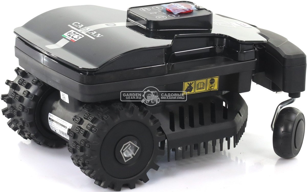 Газонокосилка робот Caiman Tech X2 Deluxe (ITA, площадь газона до 700 м2, нож 18 см., Bluetooth, произвольное движение, вес 7,2 кг.)