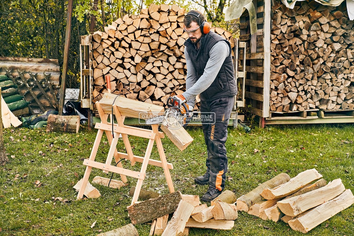 Бензопила Stihl MS 180 16&quot; (PRC, 31,8 куб.см., 1,5 кВт/2,0 л.с., 3/8&quot;, 1,3 мм., 55E, 3,9 кг.)