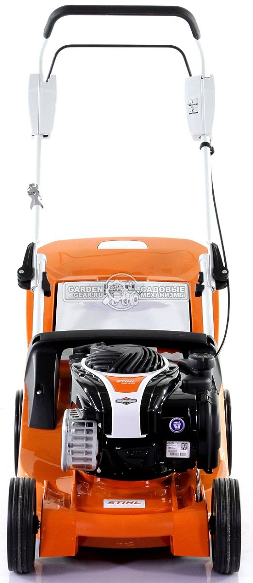 Газонокосилка бензиновая Stihl RM 443.0 (AUT, несамоходная, 41 см., B&S 550 EX OHV, 140 куб.см., пластик, 55 л., 23 кг.)