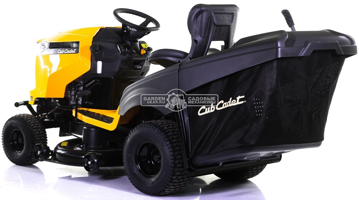 Садовый трактор Cub Cadet XT1 OR106 (USA, Cub Cadet, 547 куб.см., гидростатика, травосборник 320 л., ширина кошения 106 см., 258 кг.)