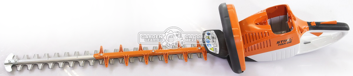 Кусторез аккумуляторный Stihl HSA 86 SET c AP200 и AL300 (AUT, 36В Pro, длина реза 62 см, расстояние между зубьями 33 мм., 3.3 кг)