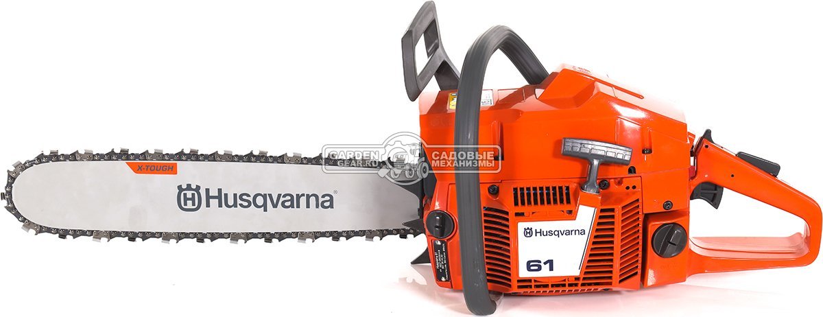 Бензопила Husqvarna 61 18&quot; (BRA, 61.5 куб.см., 2.9 кВт/3.8 л.с., 3/8&quot;-1.5-72E, 6.1 кг)