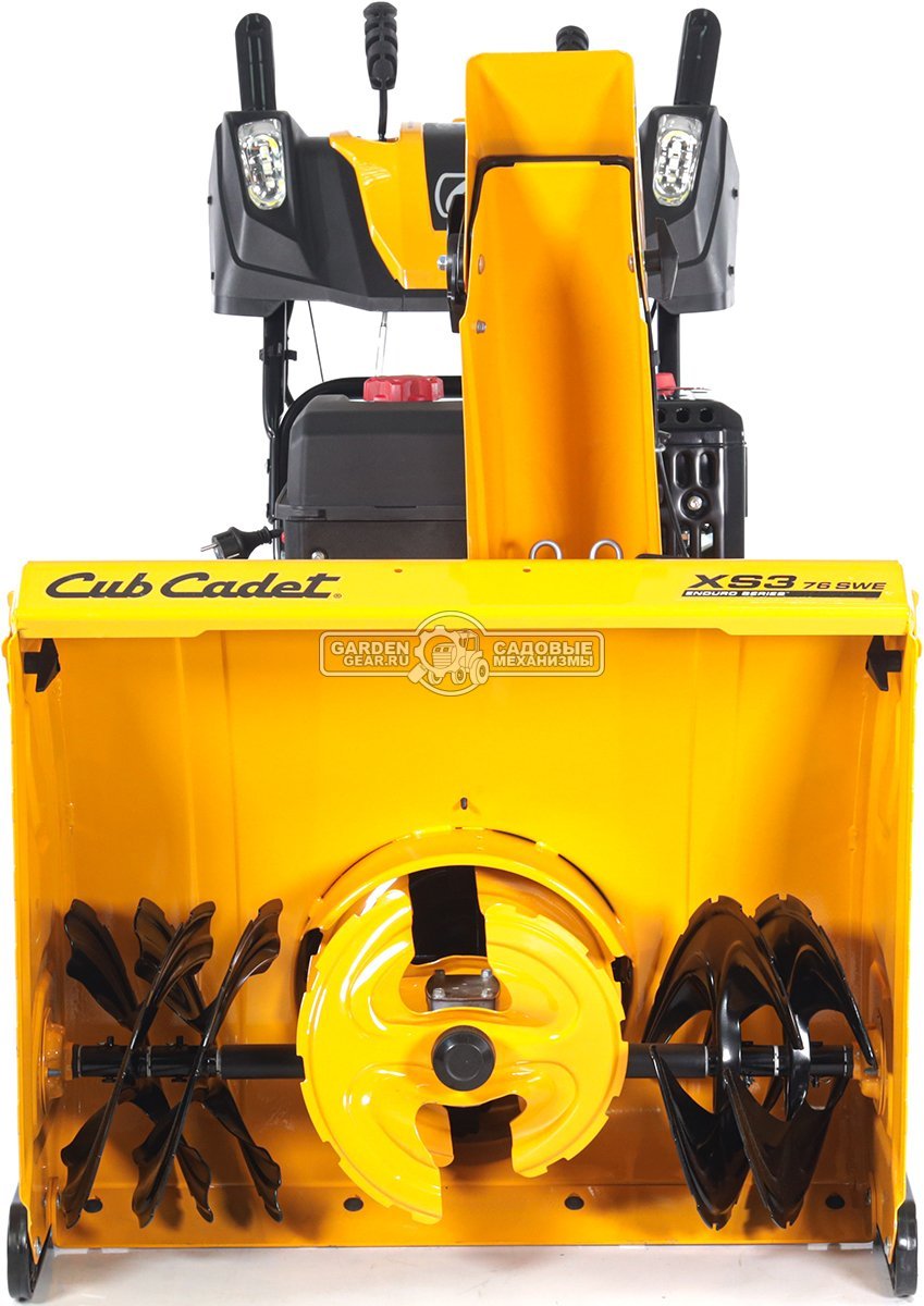 Снегоуборщик Cub Cadet XS3 76 SWE трехступенчатый (USA, 76 см., ThorX, 420 куб.см., эл/стартер 220В, разблокировка колёс, LED фара, 120 кг.)