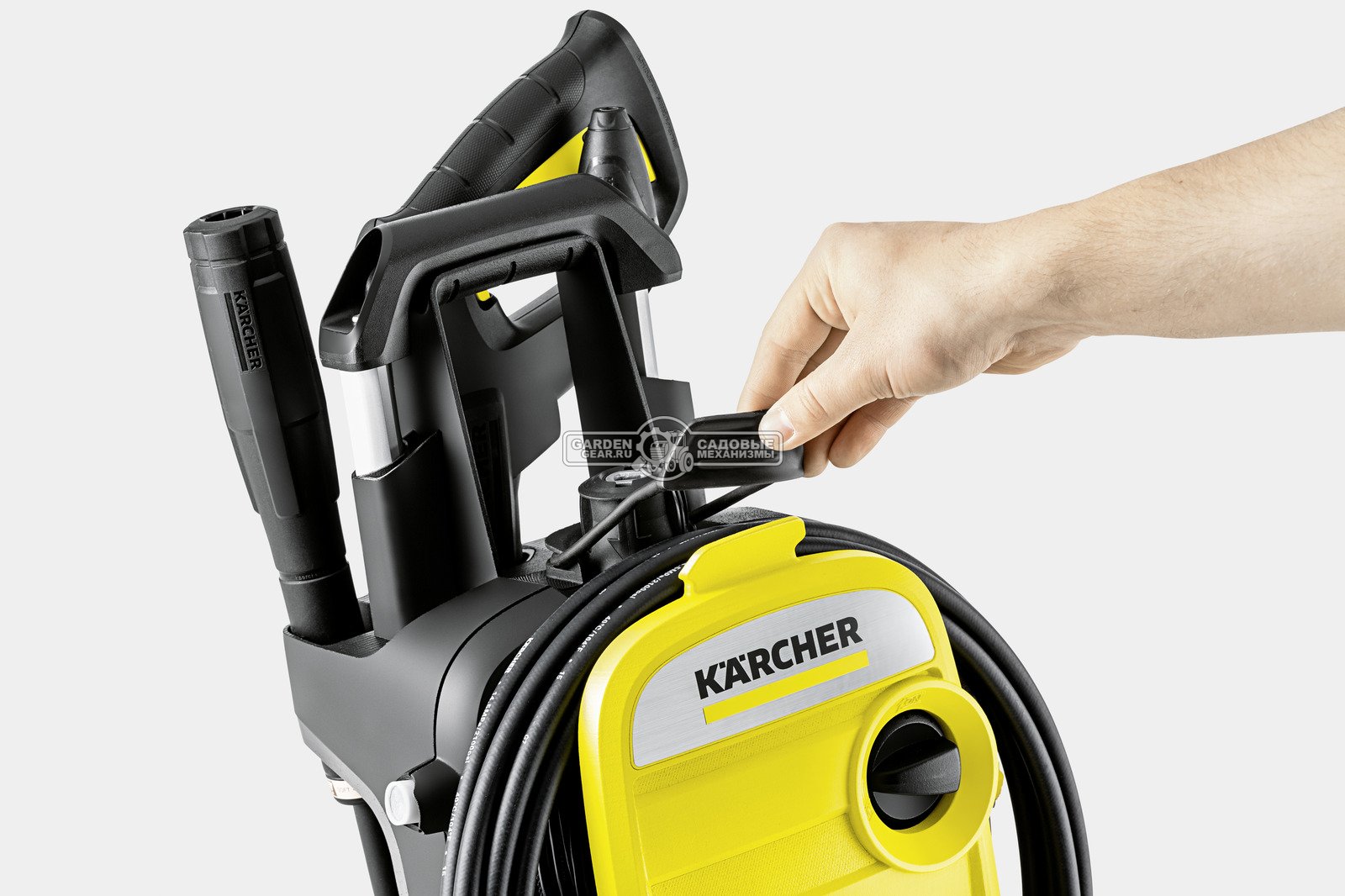 Мойка высокого давления Karcher K 5 Compact (ITA, 2100 Вт, 145 бар, 500 л/час, шланг 8 м, 12 кг)