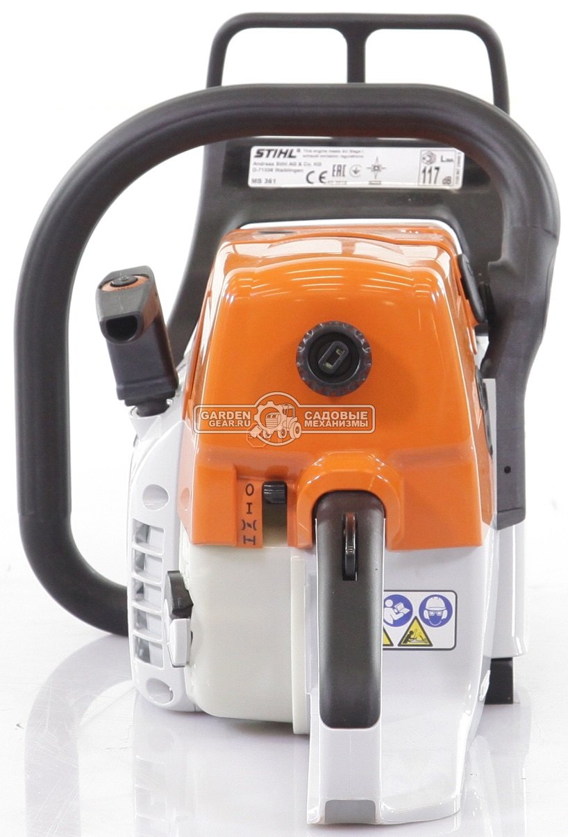 Бензопила Stihl MS 361 18&quot; (GER, 59,0 куб.см., 3,4 кВт/4,6 л.с., ElastoStart, 3/8&quot;, 1,6 мм., 66E, 5,6 кг.)