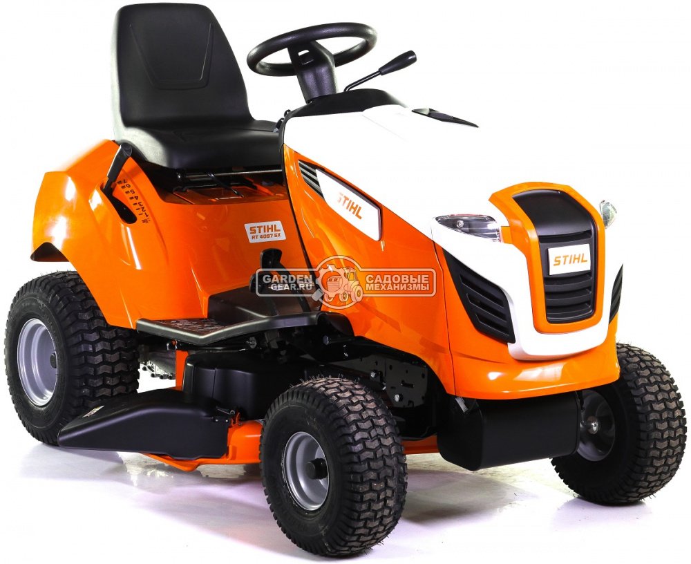 Садовый трактор Stihl RT 4097.1 SX (AUT, Stihl EVC 4000, 452 куб.см., гидростатика, боковой выброс, ширина кошения 95 см., 197 кг.)