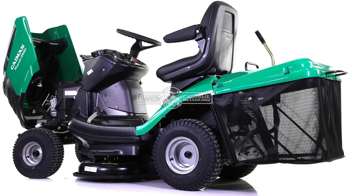 Садовый трактор Caiman Rapido 2WD 97D2K (CZE, Kawasaki FS600V, 603 куб.см., гидростатика, дифференциал, травосборник 300 л., 92 см., 232 кг.)