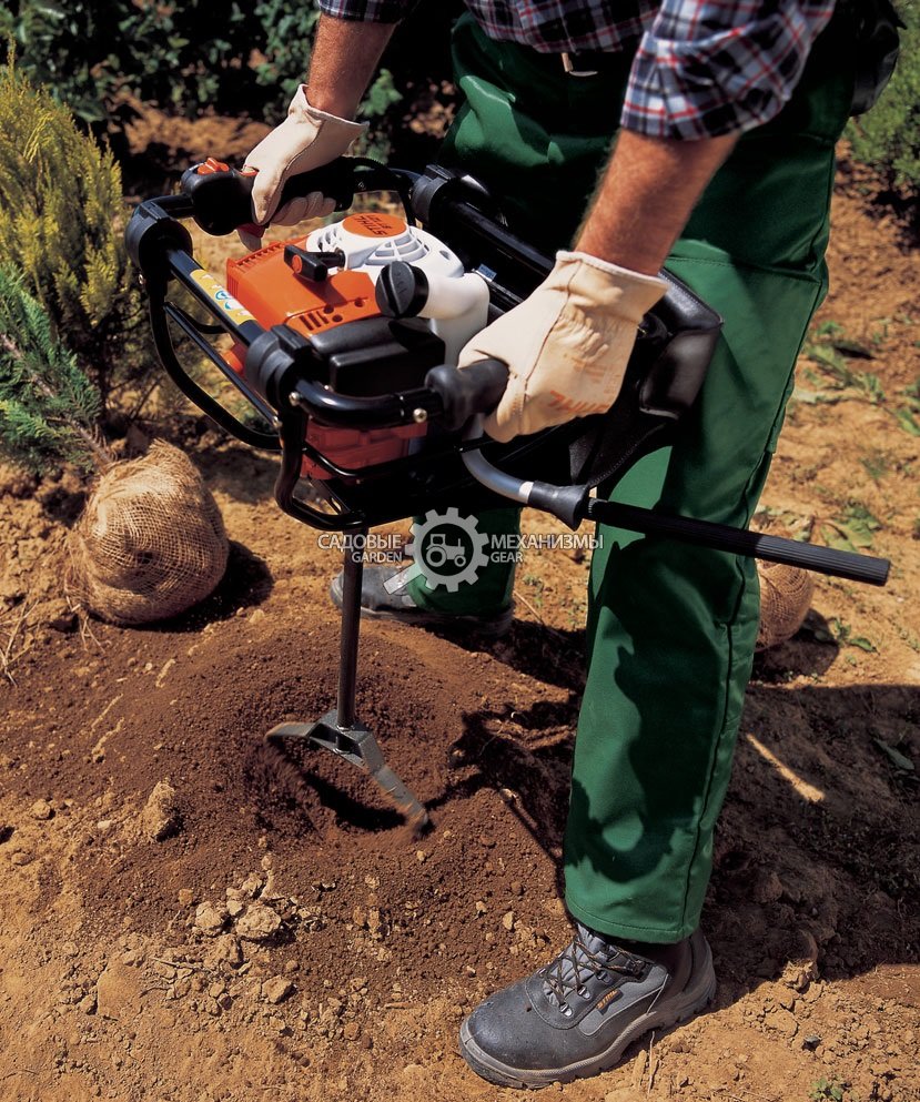 Бензобур Stihl BT 121 (30,8 см3, 1,77 л.с., для одного оператора, 9.4 кг)