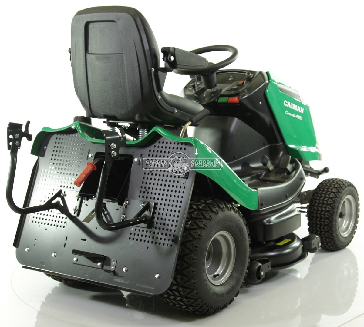 Садовый трактор Caiman Comodo 4WD (CZE, Kawasaki FS600V, 603 куб.см, гидростатика, дифференциал, травосборник 380 л., ширина кошения 102 см., 329 кг.)