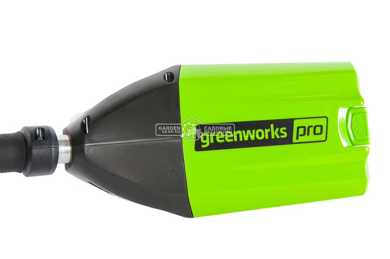 Триммер аккумуляторный GreenWorks GD60LT K2 (PRC, Li-ion, АКБ 2 А/ч, леска 2.0 мм, бесщеточный мотор, 4.1 кг)