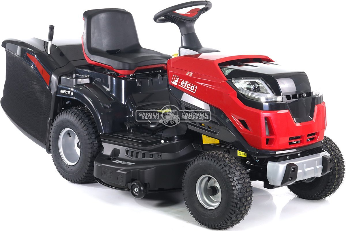 Садовый трактор Efco 102R/16 K (PRC, Emak K 1600 AVD, 452 см3, 102 см, гидростатика, травосборник 300 л, 193 кг)