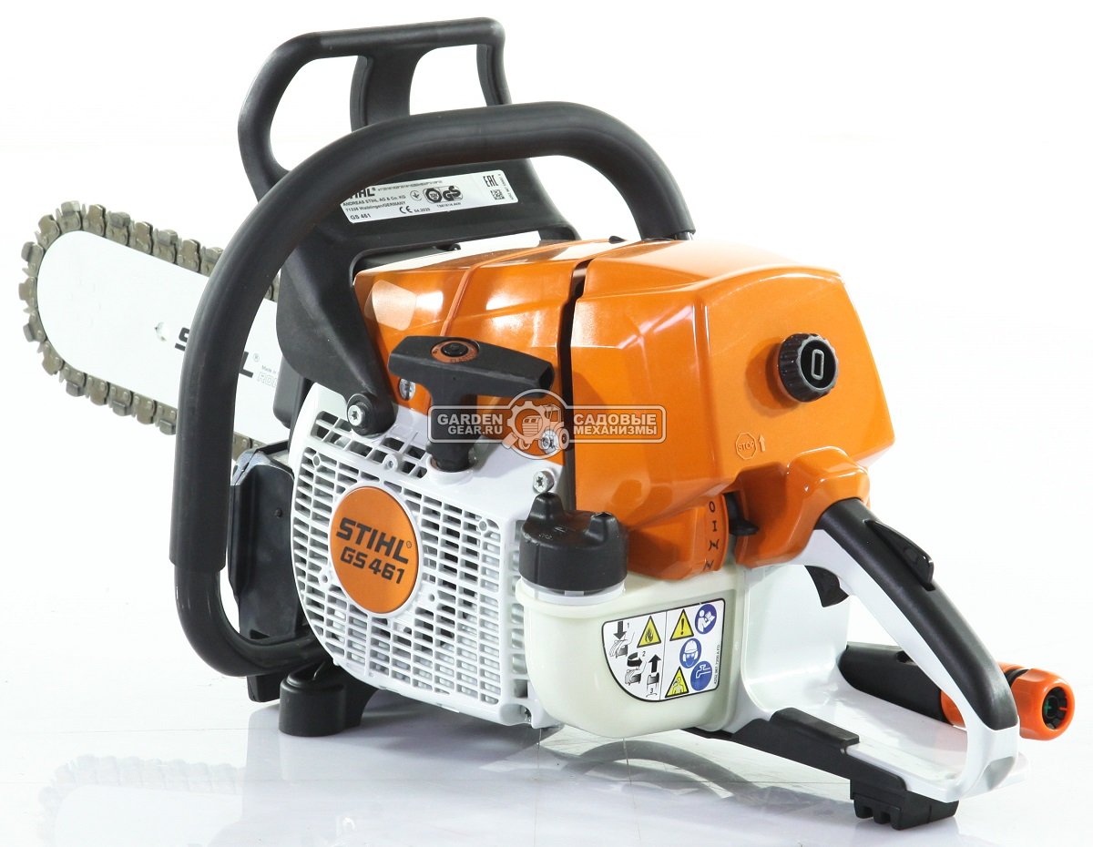 Цепной бензорез Stihl GS 461 GBE (76,5 см3, 4,3 кВт., алмазная цепь, длина реза 30 см, 7,6 кг.)