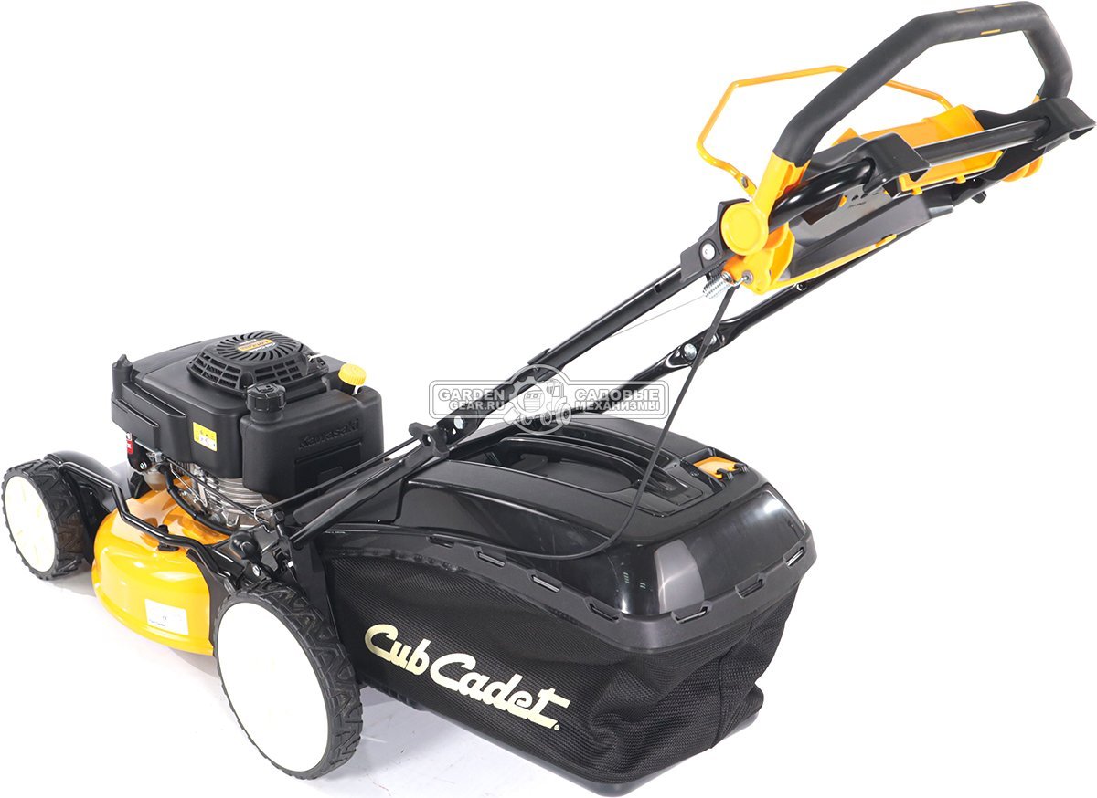 Газонокосилка бензиновая Cub Cadet LM3 ER53S (HUN, 53 см., Kawasaki FJ180V, 179 куб.см., сталь, 70 л., вариатор MySpeed, 4 в 1, 46 кг.)