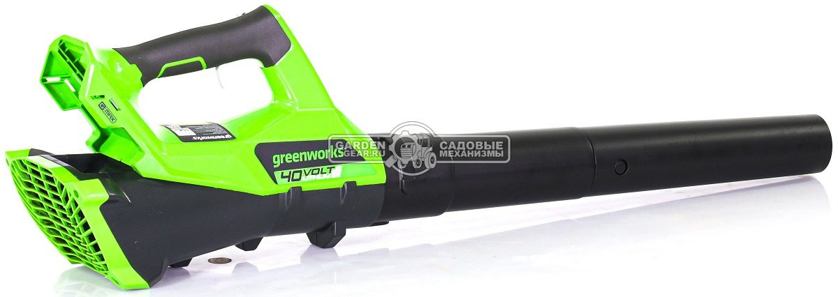 Воздуходувка аккумуляторная GreenWorks G40AB без АКБ и ЗУ (PRC, 40В, 177 км/ч, 11 м3/мин, 2.0 кг)