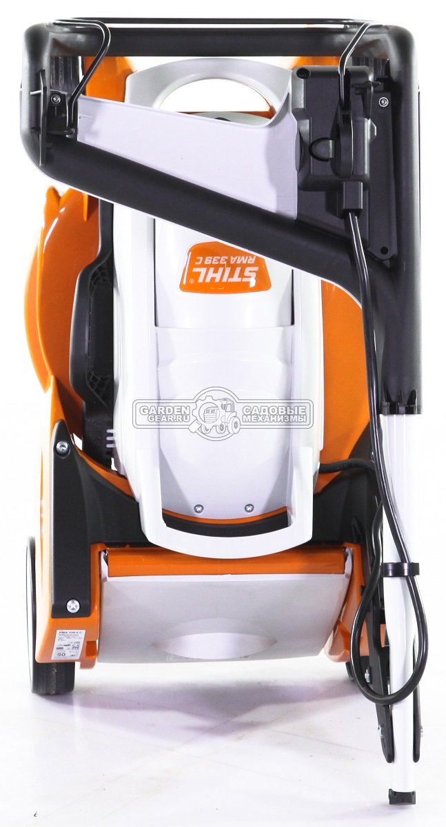 Газонокосилка аккумуляторная Stihl RMA 339.0 C без АКБ и ЗУ (AUT, 36В Compact, 37 см., несамоходная, травосборник 40 л,, монорукоятка, 16 кг.)