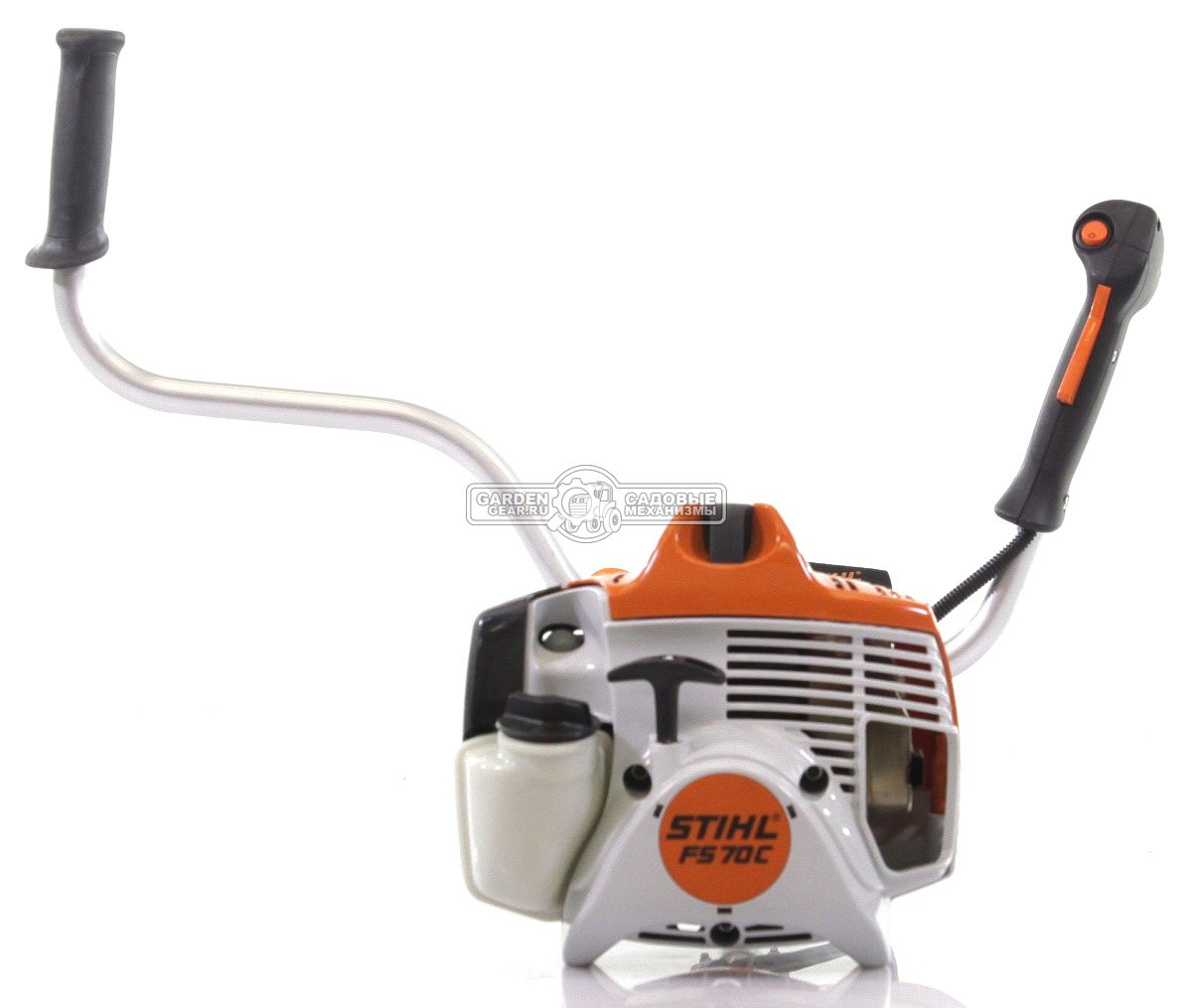 Бензокоса Stihl FS 70 C-E (USA, 27,2 куб.см., 0,9 кВт/1,2 л.с., 2-MIX, ErgoStart, нож DM 2F-230, DuroCut 20-2 леска XL 3 мм., 5,4 кг.)