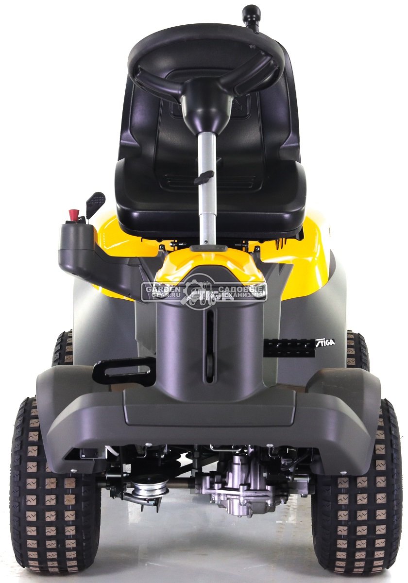 Садовый райдер Stiga Park Compact 500 WX 4WD без деки (ITA, Stiga ST550 V-Twin, 586 куб.см., гидростатика, полный привод, LED, 225 кг.)