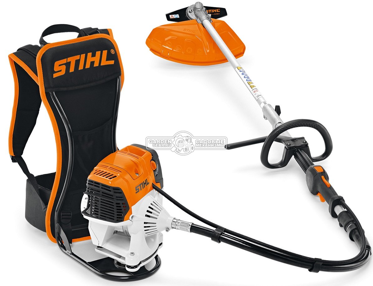 Бензокоса ранцевая Stihl FR 131 T (USA, 36,3 куб.см., 1,4 кВт/1,9 л.с., 4-MIX, нож DM 2F-230, леска 2,4 мм. - опция, 9,6 кг.)