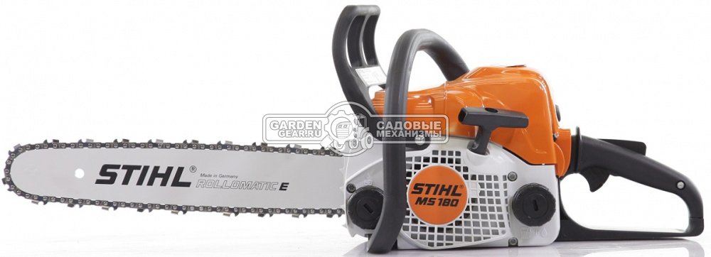 Бензопила Stihl MS 180 16&quot; (PRC, 31,8 куб.см., 1,5 кВт/2,0 л.с., 3/8&quot;, 1,3 мм., 55E, 3,9 кг.)