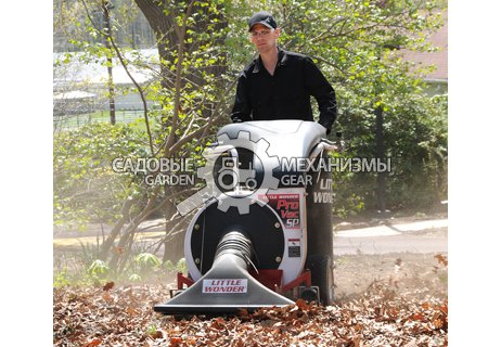 Садовый пылесос бензиновый Little Wonder Pro Vac SP самоходный (USA, Honda GX270, 74 см, 280 л, 127 кг)
