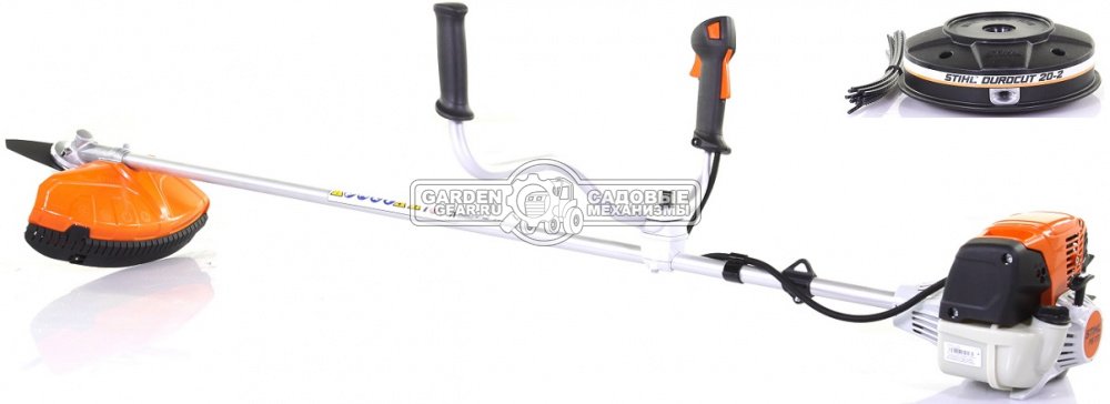 Бензокоса Stihl FS 111 (USA, 31,4 куб.см., 1,05 кВт/1,4 л.с., 4-MIX, нож DM 2F-230, DuroCut 20-2 леска XL 3 мм., 5,8 кг.)