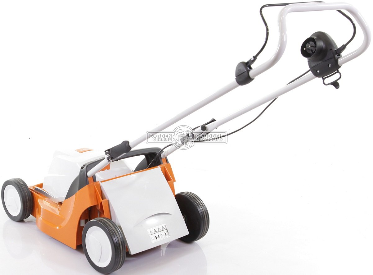 Газонокосилка электрическая Stihl RME 443.0 (AUT, 1500 Вт., 41 см., несамоходная, травосборник 55 л., пластик, 20 кг.)