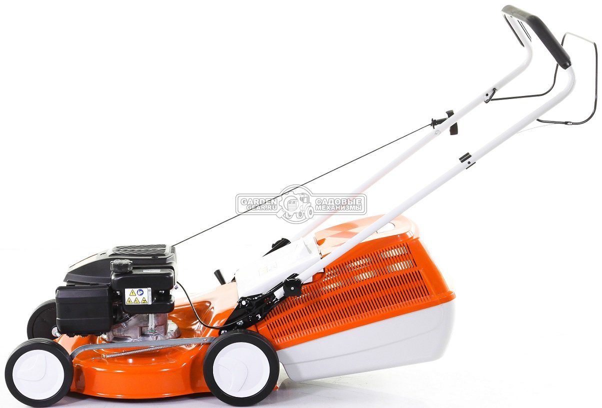 Газонокосилка бензиновая Stihl RM 248.1 (AUT, 46 см., несамоходная, Stihl EVC 200.2, 139 куб.см., сталь, 55 л., 26 кг.)